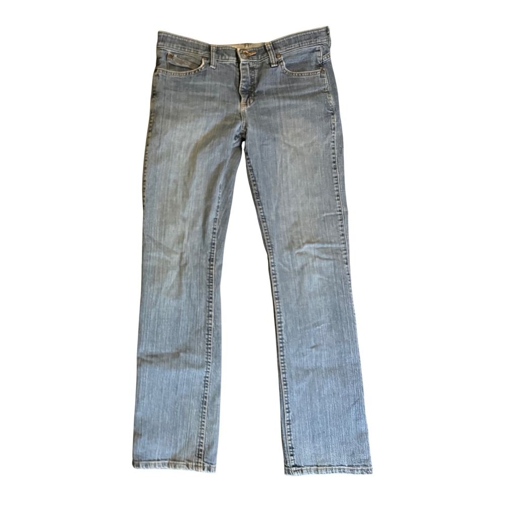 Wrangler Q-Baby Bootcut Jeans Womens 7/8 x 34 Blue WRQ20TB Riding Denim